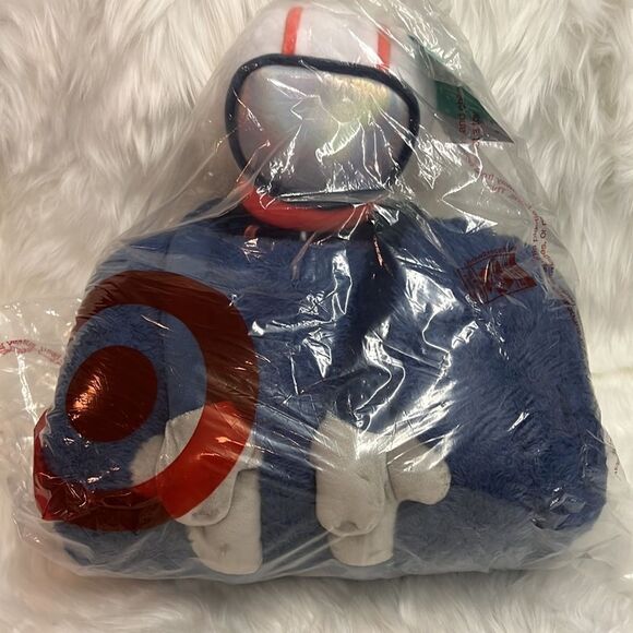 Pillowfort Throw Astronaut Buddy Plush Pal, Color Blue, 50" x 60” - Picture 2 of 5